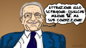 De Luca e la pioggia di milioni